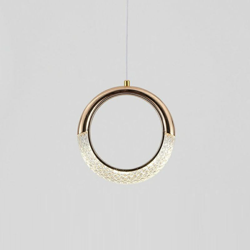 Modern Minimalist PVC Metal Acrylic Moon LED Wall Sconce Lamp For Bedroom