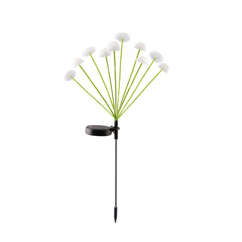 Modern Art Deco Waterproof Solar Stainless Steel ABS Silicone Jellyfish LED Landscape Lighting Outdoor Light For Outdoor Patio