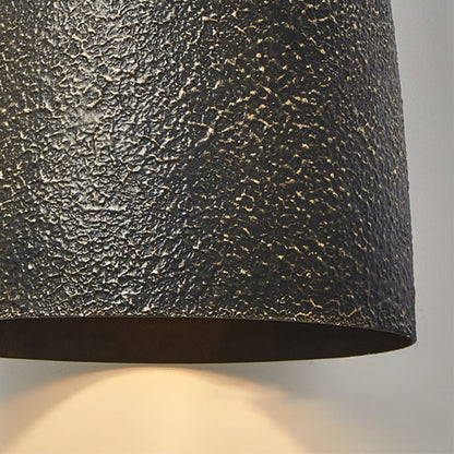 Traditional Japanese Steel Iron Round 1-Light Pendant Light For Bedroom