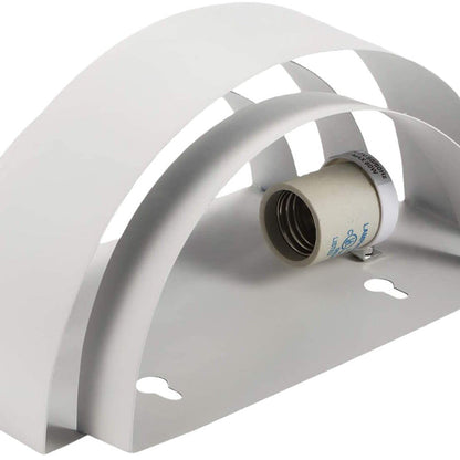 Modern Minimalist Iron Semicircle 1-Light Wall Sconce Lamp For Bedroom