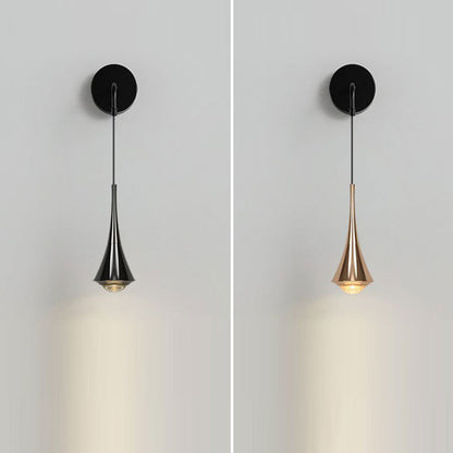 Contemporary Scandinavian Aluminum Iron Linear LED Wall Sconce Lamp For Bedroom