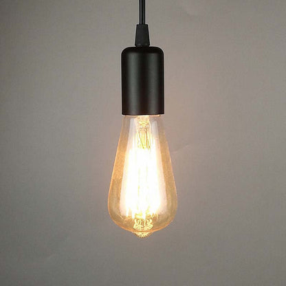 Contemporary Retro Iron Glass Linear 3-Light Chandelier For Living Room