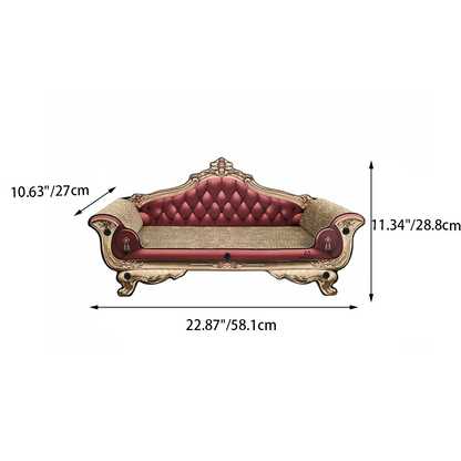 Contemporary Luxury Rectangular Corrugated Paper Medium Density Fiberboard Cat Bed For Living Room