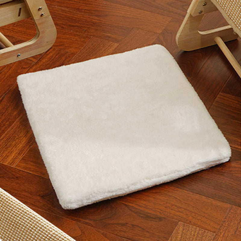 Contemporary Nordic Triangular Arc-Shaped Hemp Rope Medium Density Fiberboard Cotton-Linen Velvet Cat Bed For Bedroom