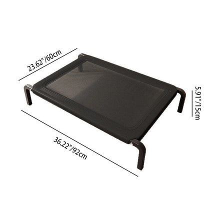 Modern Minimalist Nylon Iron Rectangular Dog Bed For Living Room & Bedroom