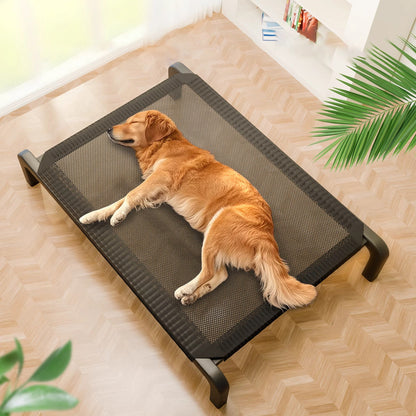 Modern Minimalist Nylon Iron Rectangular Dog Bed For Living Room & Bedroom