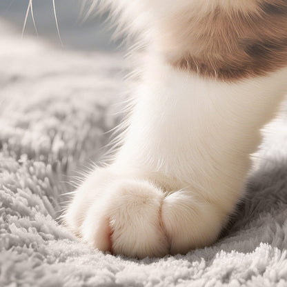Modern Minimalist Velvet Sponge PP Cotton Arch Foldable Cat Bed For Living Room & Bedroom