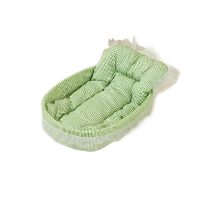 Modern Minimalist Polyester Sponge Oval Cat Bed For Living Room & Bedroom