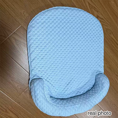 Modern Minimalist Cooling Ice Silk Sponge PP Cotton Oval Dog Bed For Living Room & Bedroom