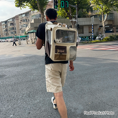 Modern Minimalist Canvas PP Rectangular Movable Removable Cat Travel Carrier Cat Bed For Outdoor
