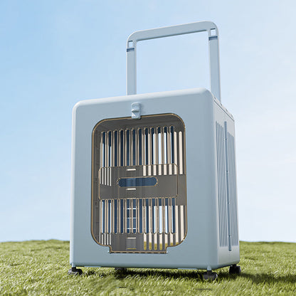 Modern Minimalist ABS PP Rectangular Movable Foldable Cat Travel Carrier Cat Bed For Outdoor