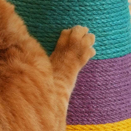 Contemporary Creative Plastic Sisal Cone Cat Scratching Post For Living Room