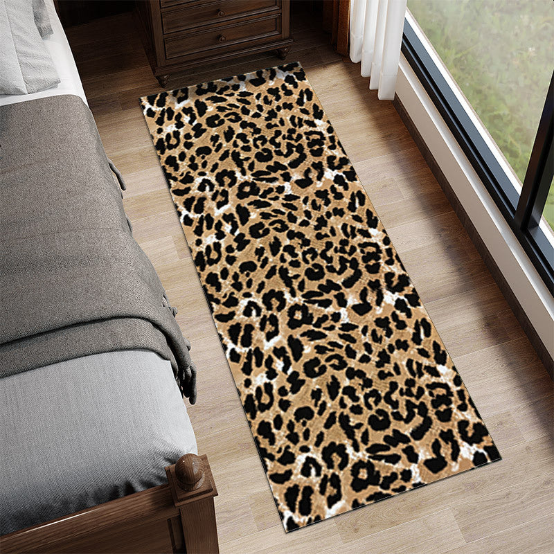 Contemporary Creative Rectangular Polyester Velvet Non-Woven Fabric Non-Slip Printed Rug For Living Room