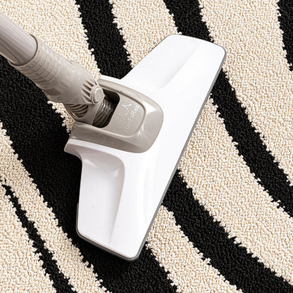 Modern Minimalist Rectangular Polypropylene Dotted Plastic Cotton Linen Non-Slip Printed Rug For Living Room