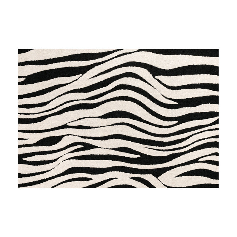 Modern Minimalist Rectangular Polypropylene Dotted Plastic Cotton Linen Non-Slip Printed Rug For Living Room