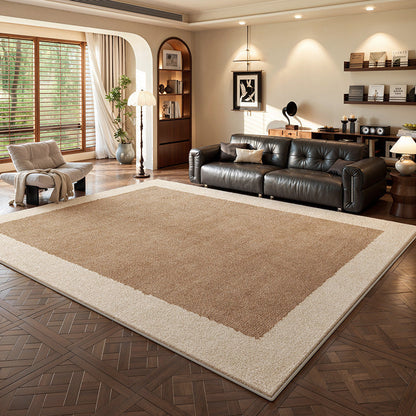 Traditional Vintage Rectangular Polyester Fiber Cotton Non-Slip Printed Rug For Living Room