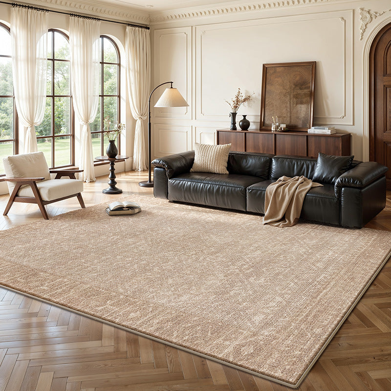 Traditional Vintage Rectangular Polyester Fiber Cotton Non-Slip Printed Rug For Living Room