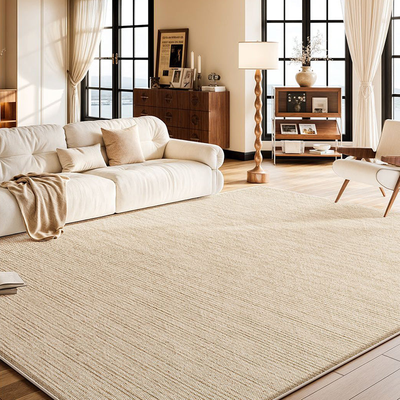 Contemporary Scandinavian Rectangular Faux Cashmere Cotton Non-Slip Printed Rug For Living Room