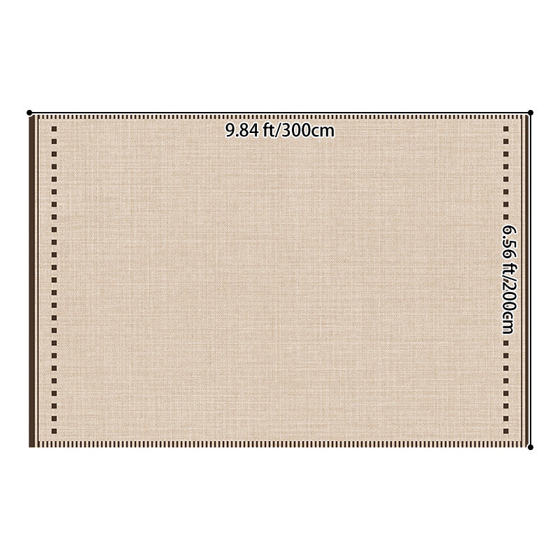 Contemporary Scandinavian Rectangular Faux Cashmere Cotton Non-Slip Printed Rug For Living Room