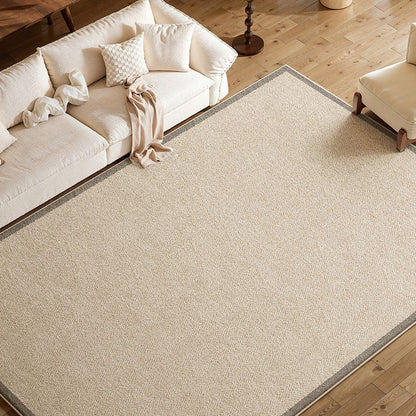 Contemporary Scandinavian Rectangular Faux Cashmere Cotton Non-Slip Printed Rug For Living Room