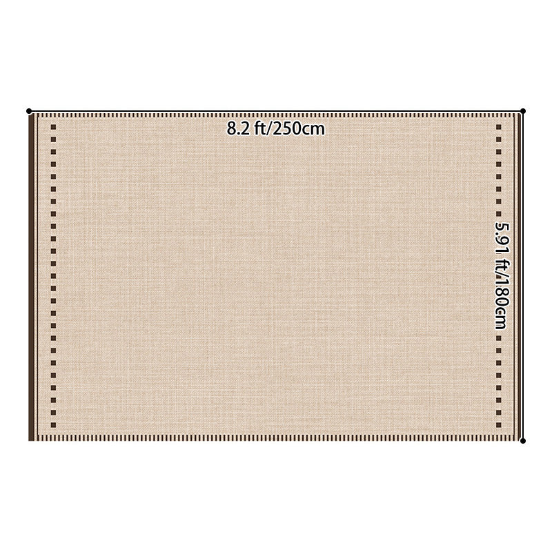 Contemporary Scandinavian Rectangular Faux Cashmere Cotton Non-Slip Printed Rug For Living Room