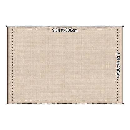 Contemporary Scandinavian Rectangular Faux Cashmere Cotton Non-Slip Printed Rug For Living Room