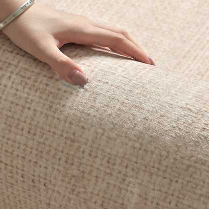Contemporary Scandinavian Rectangular Faux Cashmere Cotton Non-Slip Printed Rug For Living Room