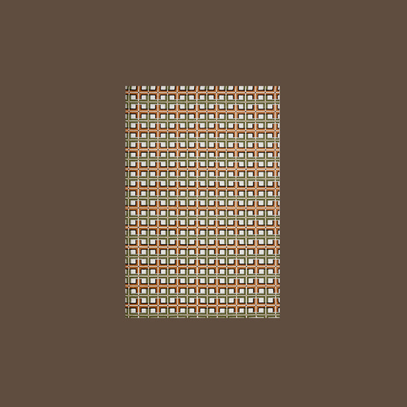 Traditional Vintage Rectangular Polypropylene Polyester Jute High-Low Texture Non-Slip Rug For Living Room