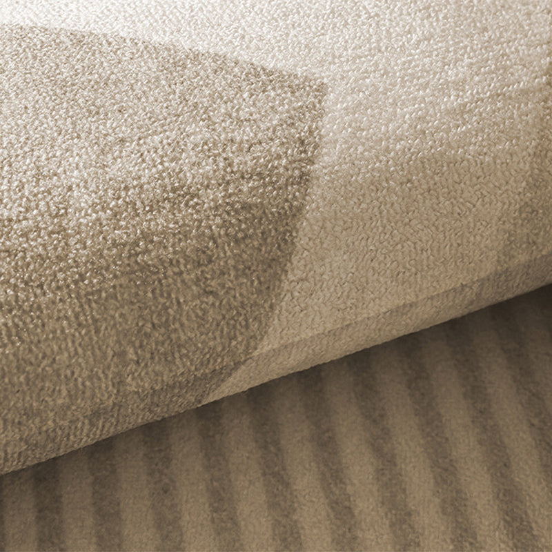 Traditional Vintage Rectangular Wavy-Edge Polyester Fiber Dotted Plastic Cotton Linen Printed Non-Slip Rug For Living Room