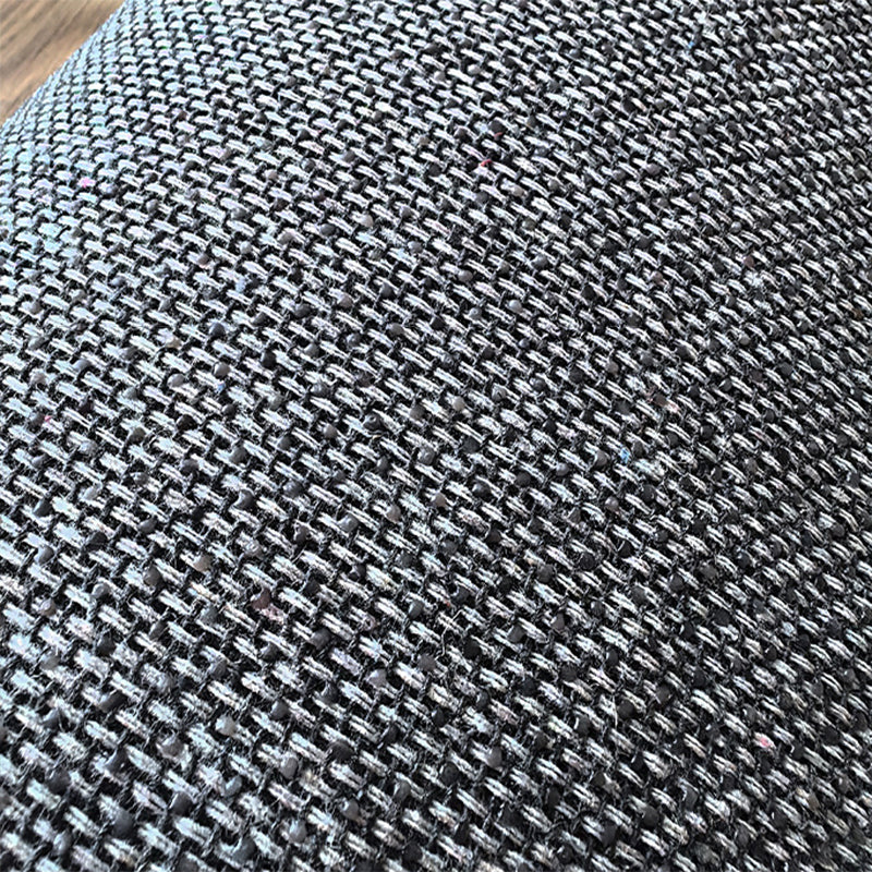 Traditional French Rectangular Wavy-Edge Polyester Fiber Dotted Plastic Cotton Linen Printed Non-Slip Rug For Living Room