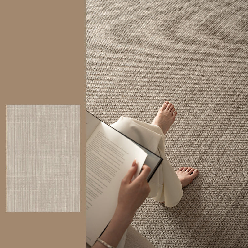 Contemporary Scandinavian Rectangular Wool Nylon Blend Cotton Non-Slip Textured Weave Rug For Living Room