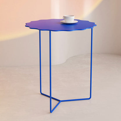 Contemporary Nordic Rectangular Round Iron Carbon Steel Coffee Table 1-Tier For Living Room