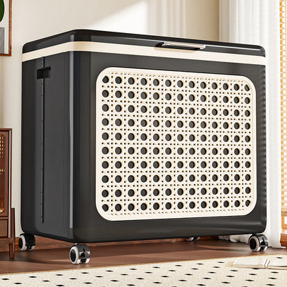 Modern Minimalist Rectangular PP Side Table 1-Storage For Living Room
