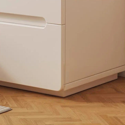 Modern Minimalist Rectangular Eco-Friendly Engineered Wood Nightstand 2/3-Drawer For Bedroom