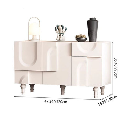 Modern Minimalist Rectangular Medium Density Fiberboard Shoe Storage 2-Cabinet For Entryways