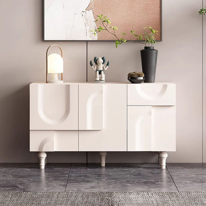 Modern Minimalist Rectangular Medium Density Fiberboard Shoe Storage 2-Cabinet For Entryways