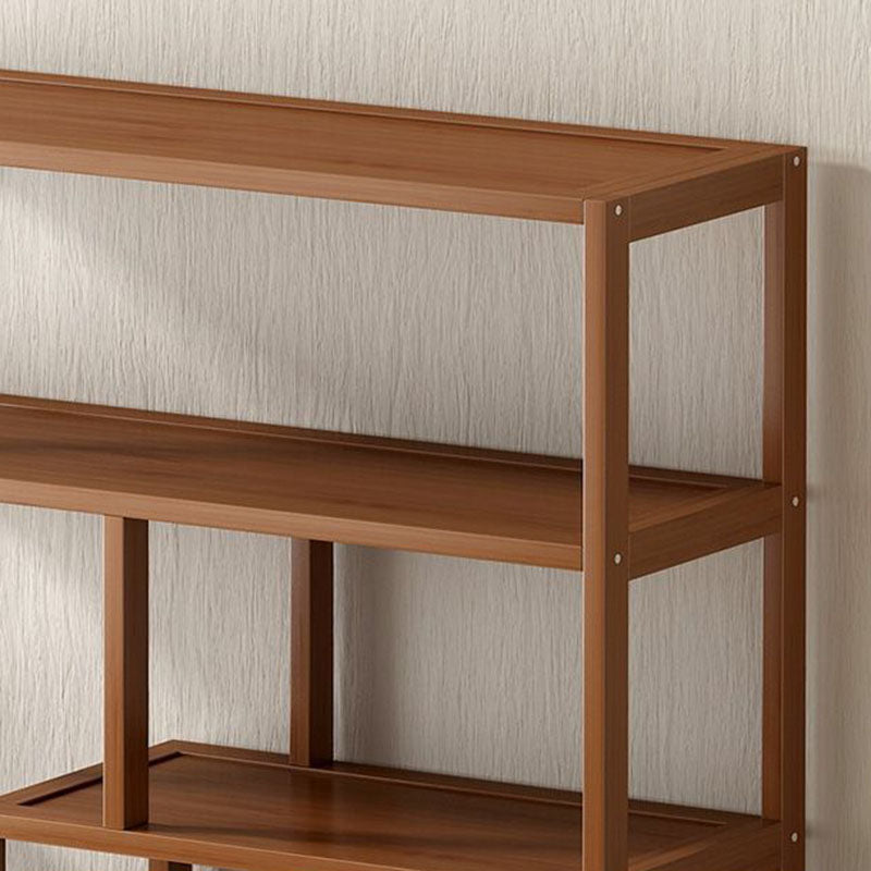 Traditional Chinese Rectangular Bamboo Medium Density Fiberboard Storage Cabinet 1-Cabinet For Living Room