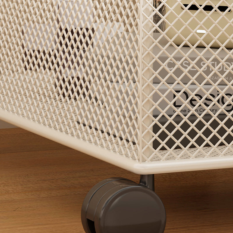 Modern Minimalist Rectangular Iron Side Table 2-Tier For Living Room