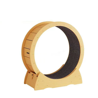 Contemporary Creative Circular Eco-Friendly High-Fiber Board Fabric Cat Tree For Living Room