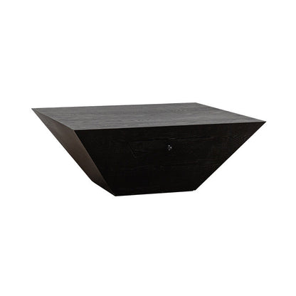 Modern Minimalist Trapezoidal Cedar Medium Density Fiberboard Coffee Table 1-Tier For Living Room