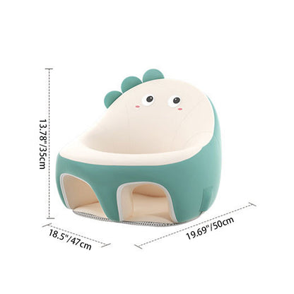 Contemporary Creative Kids Mini Animal Shape Synthetic Fabric Sponge Accent Chair Backrest Armrest For Living Room
