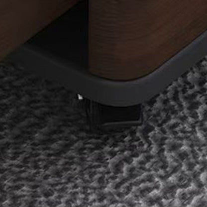 Contemporary Creative Rectangular Foldable Height-Adjustable Slab Stone Solid Wood Eco-Friendly Board Coffee Table 3-Drawer For Living Room