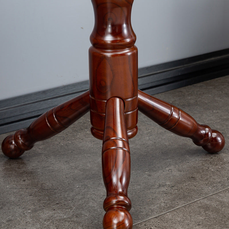 Traditional Chinese Cylindrical Triangular White Ash Solid Wood Hall Tree For Bedroom & Entryways