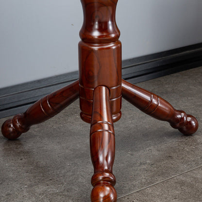 Traditional Chinese Cylindrical Triangular White Ash Solid Wood Hall Tree For Bedroom & Entryways
