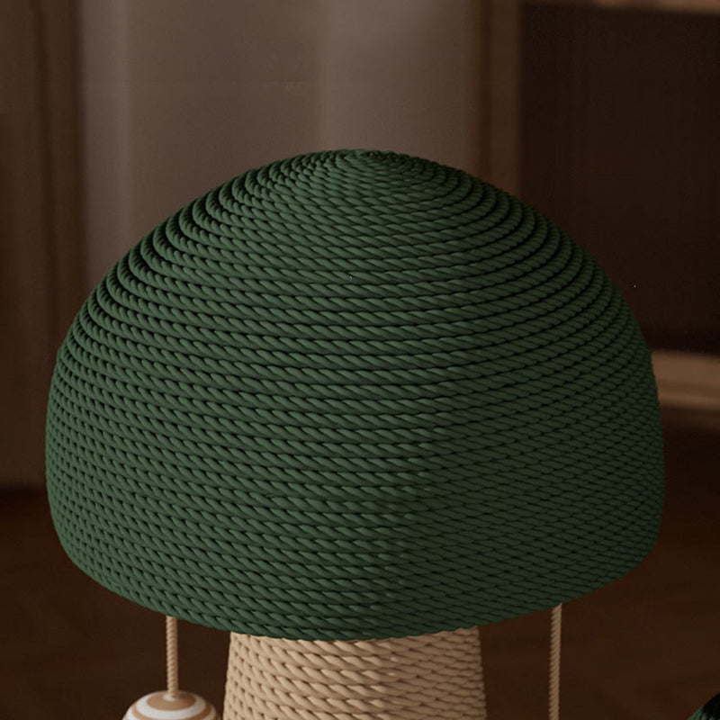 Contemporary Creative Cylindrical Mushroom-Shaped Clown Hat Medium Density Fiberboard Hemp Rope Cat Tower For Bedroom