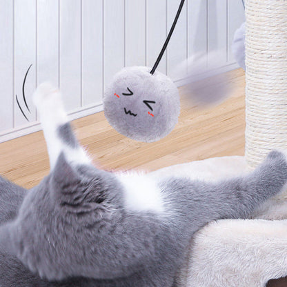 Contemporary Creative Floral-Shaped Cylindrical Particleboard Sisal Rope Teddy Plush Rotatable Cat Tree For Bedroom