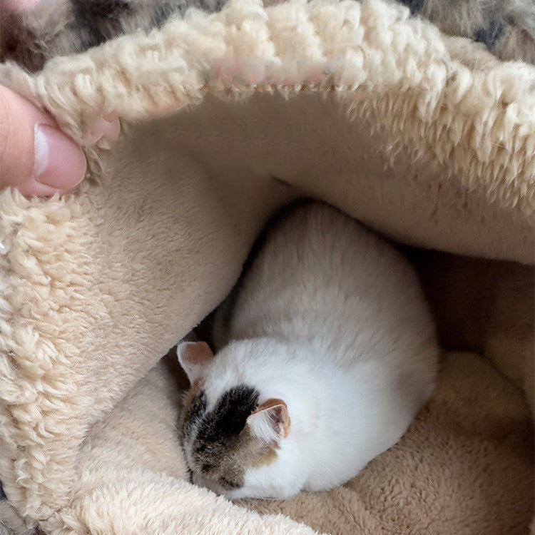 Contemporary Creative Round Arctic Fleece Long-Pile Plush Sherpa Fabric PP Cotton Colorful Warmth Pet Cat Bed Dog Bed For Bedroom