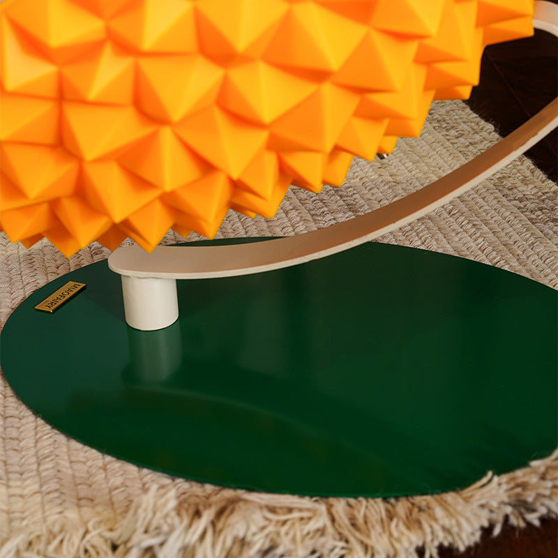 Contemporary Creative Oval Durian-Shaped Hemp Rope Silicone Metal Pet Bed Cat Bed For Bedroom