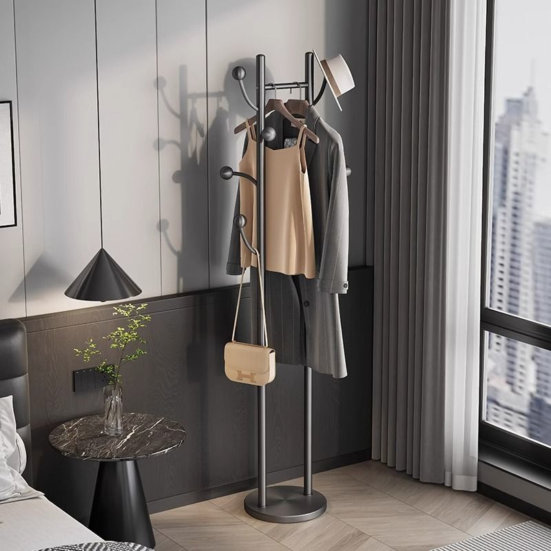 Modern Minimalist Rectangular Tree Branch Stainless Steel Hall Tree For Bedroom & Entryways