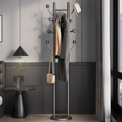 Modern Minimalist Rectangular Tree Branch Stainless Steel Hall Tree For Bedroom & Entryways